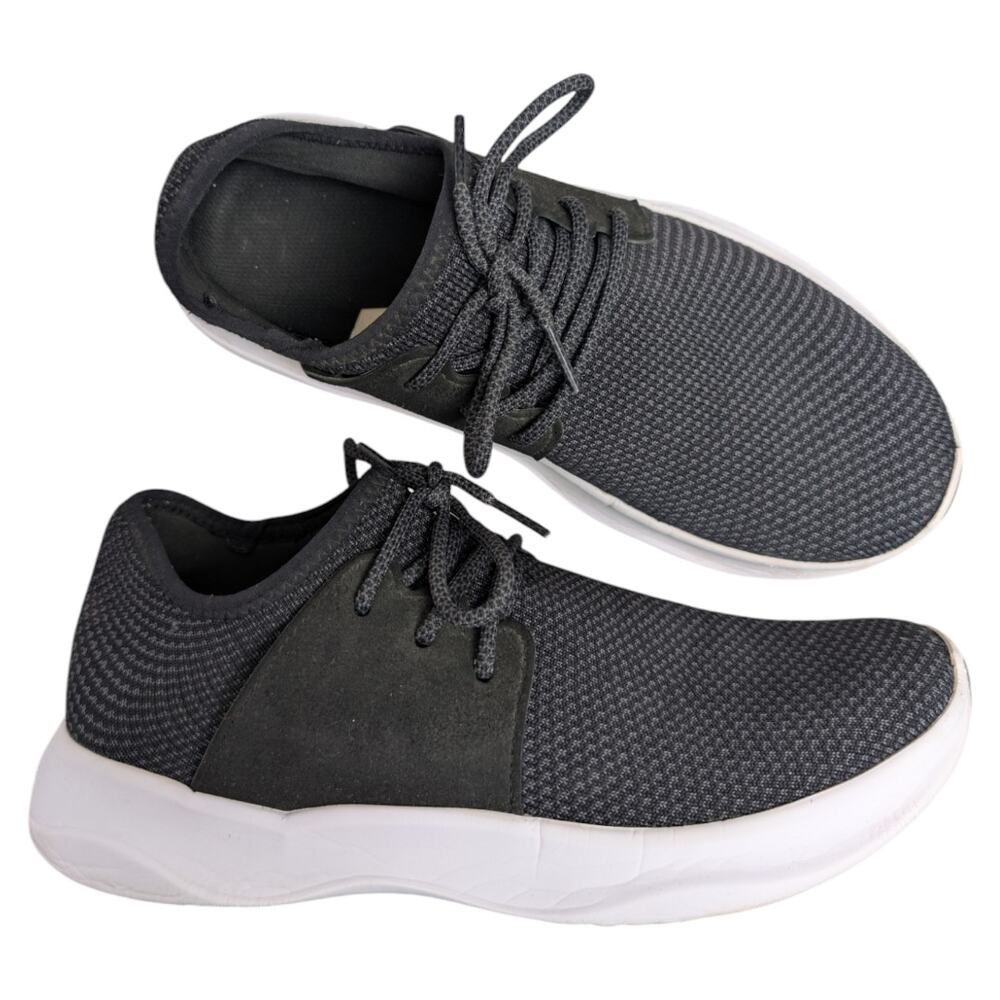 Vessi Everyday Classic Midnight Black White Waterproof Dyma-Tex Sneaker Womens 9